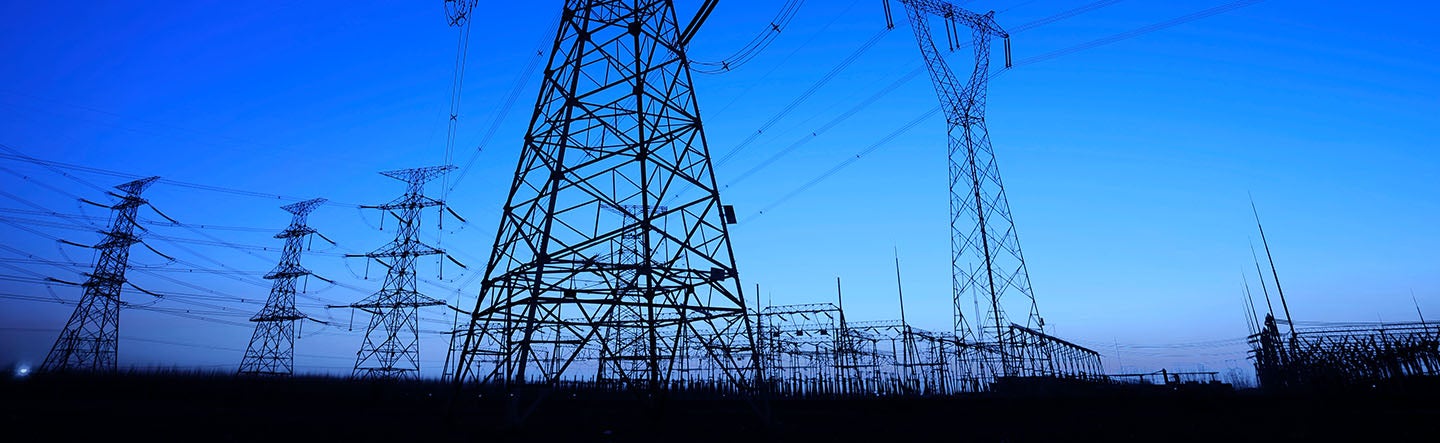 Wind turbines with water view chain row horizon 